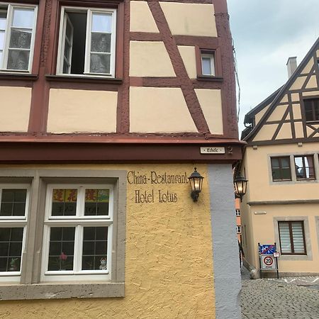 China Restaurant Hotel Lotus Rothenburg ob der Tauber Buitenkant foto