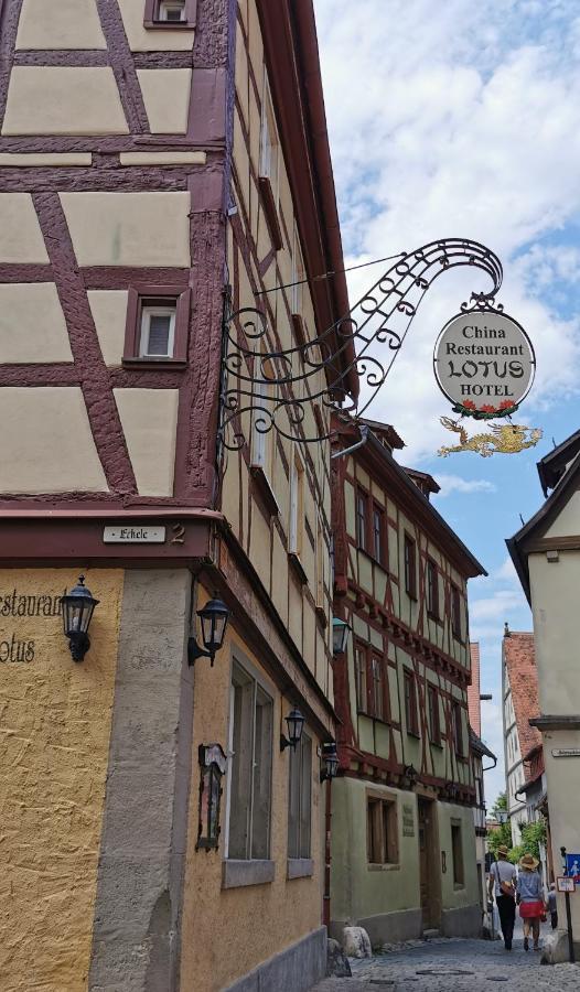 China Restaurant Hotel Lotus Rothenburg ob der Tauber Buitenkant foto