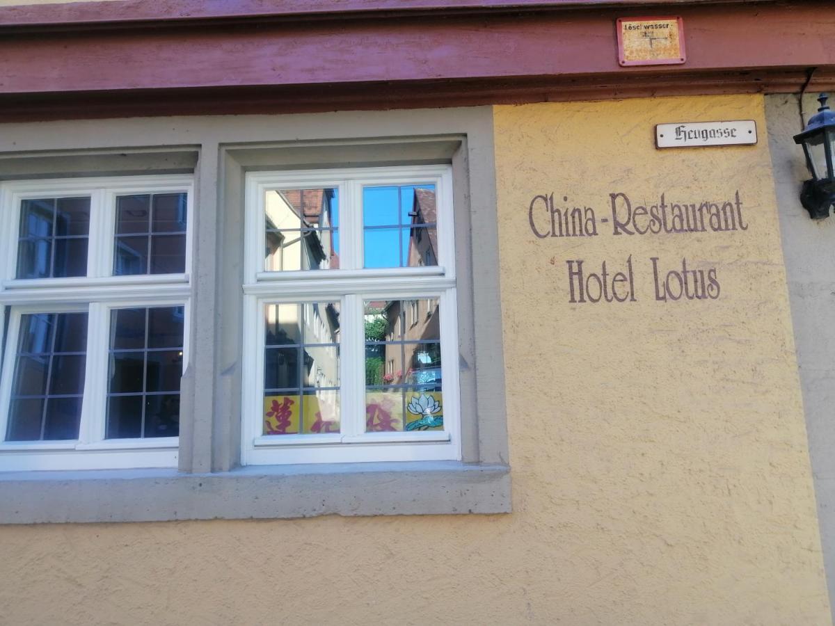 China Restaurant Hotel Lotus Rothenburg ob der Tauber Buitenkant foto