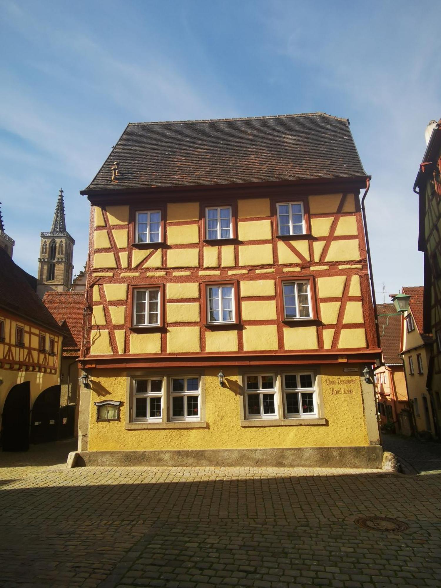 China Restaurant Hotel Lotus Rothenburg ob der Tauber Buitenkant foto